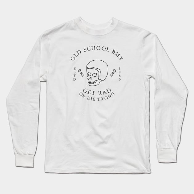 Old School BMX Long Sleeve T-Shirt by SquatchVader